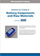 Application Package for Battery Components and Raw Materials