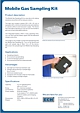 Data sheet Mobile Gas Sampling Kit