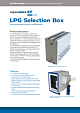 Data sheet LPG Selection Box for Aquamax KF PRO LPG